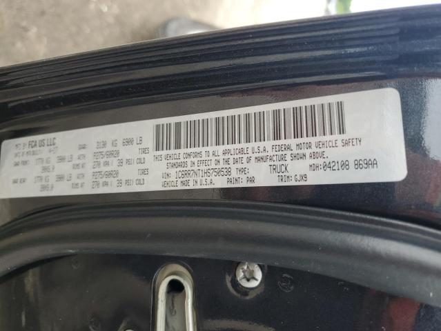 Photo 10 from auction – 2017 RAM 1500 LARAM with VIN 1C6RR7NT1HS750538