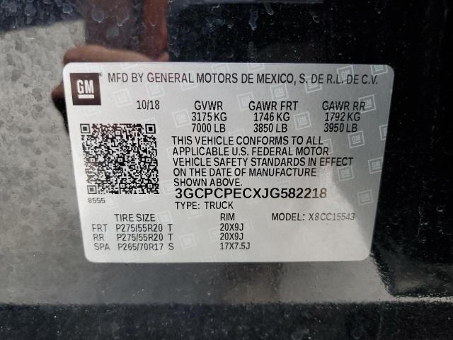 Photo 10 from auction – 2018 CHEVROLET SILVERADO with VIN 3GCPCPECXJG582218