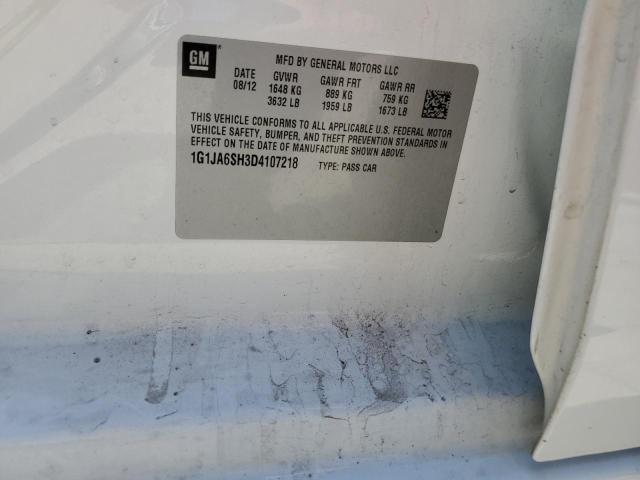 Photo 10 from auction – 2013 CHEVROLET SONIC LS with VIN 1G1JA6SH3D4107218