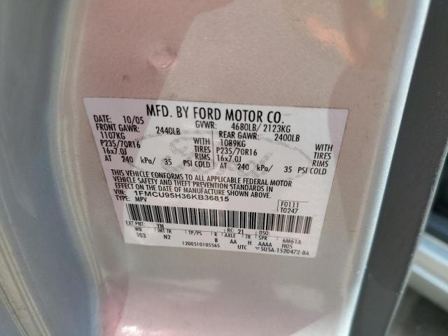 Photo 10 from auction – 2006 FORD ESCAPE HEV with VIN 1FMCU95H36KB36815