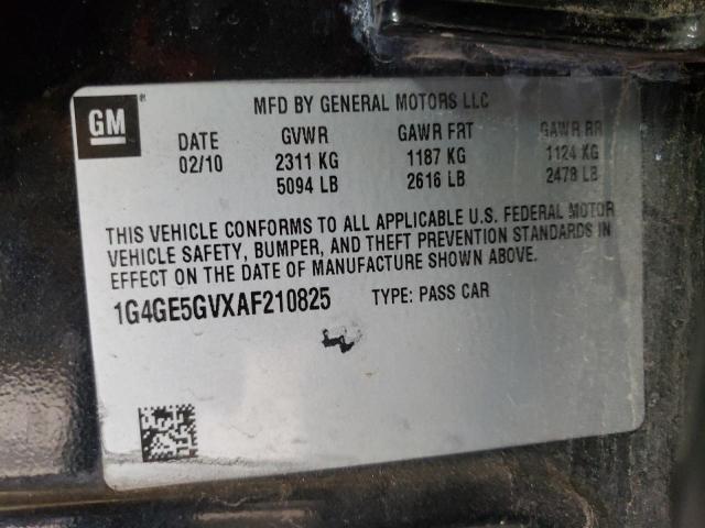 Photo 10 from auction – 2010 BUICK LACROSSE C with VIN 1G4GE5GVXAF210825