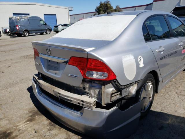 Photo 9 from auction – 2009 HONDA CIVIC HYBR with VIN JHMFA36289S008333
