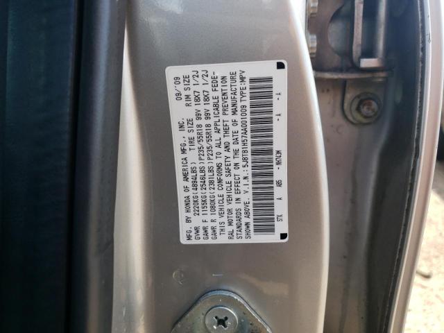 Photo 10 from auction – 2010 ACURA RDX TECHNO with VIN 5J8TB1H57AA001009
