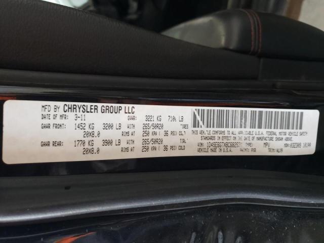 Photo 10 from auction – 2011 DODGE DURANGO R/ with VIN 1D4SE6GTXBC682631