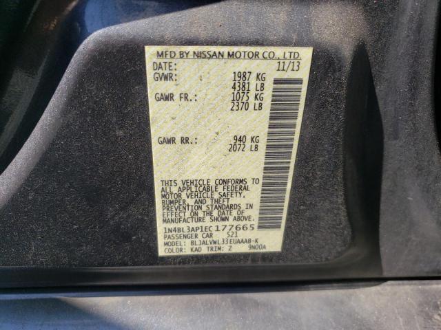 Photo 10 from auction – 2014 NISSAN ALTIMA 3.5 with VIN 1N4BL3AP1EC177665