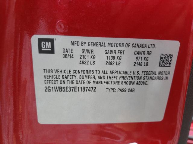 Photo 10 from auction – 2014 CHEVROLET IMPALA LIM with VIN 2G1WB5E37E1187472