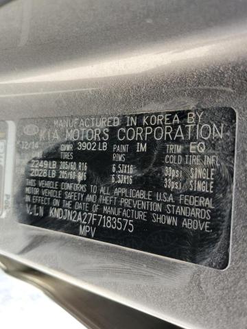 Photo 10 from auction – 2015 KIA SOUL with VIN KNDJN2A27F7183575