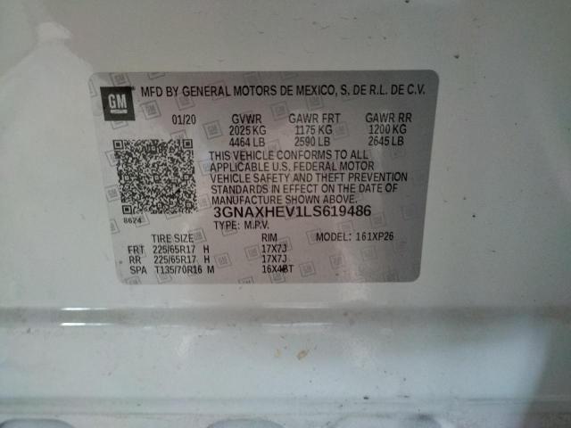 Photo 10 from auction – 2020 CHEVROLET EQUINOX LS with VIN 3GNAXHEV1LS619486