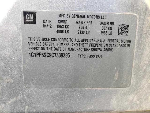 Photo 10 from auction – 2012 CHEVROLET CRUZE LT with VIN 1G1PF5SC9C7339295