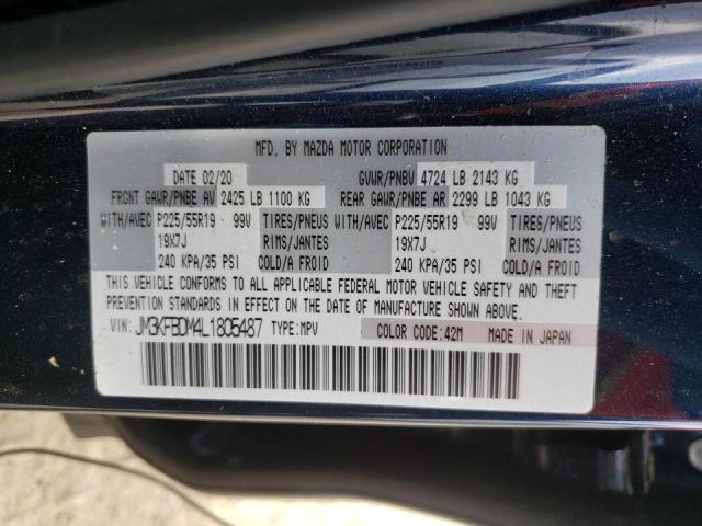 Photo 10 from auction – 2020 MAZDA CX-5 GRAND with VIN JM3KFBDM4L1805487