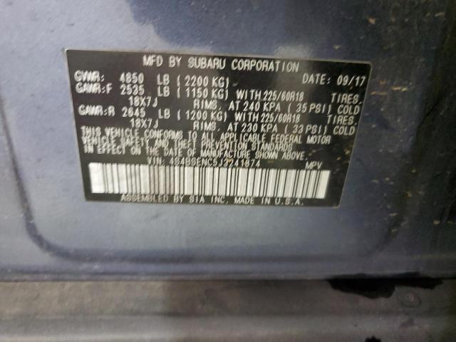 Photo 10 from auction – 2018 SUBARU OUTBACK 3. with VIN 4S4BSENC5J3241874
