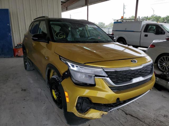 KIA SELTOS S 2021 with VIN KNDEUCAA5M7220833 - Photo from auction