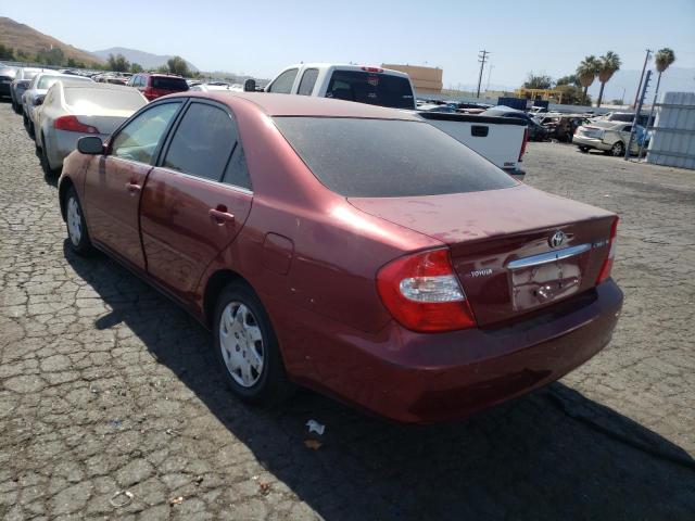 Photo 3 from auction – 2002 TOYOTA CAMRY LE with VIN JTDBE32K120095164