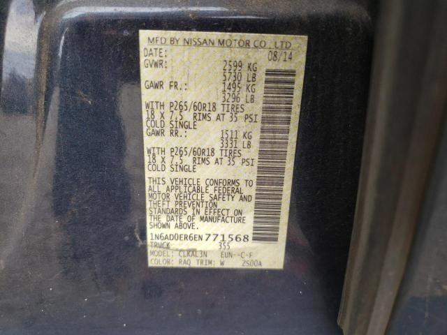 Photo 10 from auction – 2014 NISSAN FRONTIER S with VIN 1N6AD0ER6EN771568