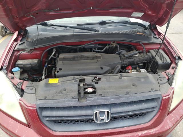 Photo 7 from auction – 2004 HONDA PILOT EXL with VIN 2HKYF18534H534433
