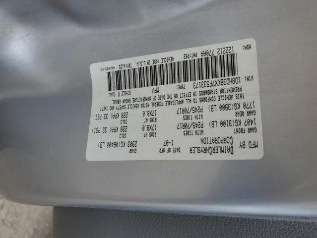 Photo 10 from auction – 2007 DODGE DURANGO SX with VIN 1D8HD38KX7F533173