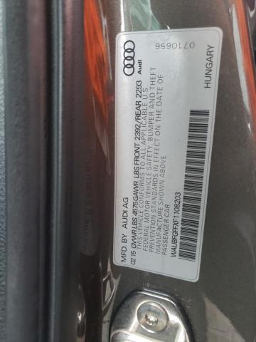 Photo 10 from auction – 2015 AUDI A3 with VIN WAUBFGFFXF1108203