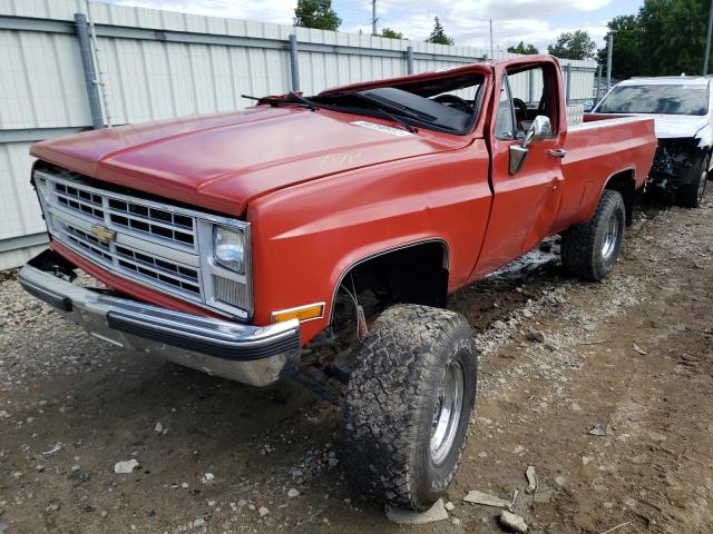Photo 2 from auction – 1986 CHEVROLET K10 with VIN 1GCEK14H2GF343115