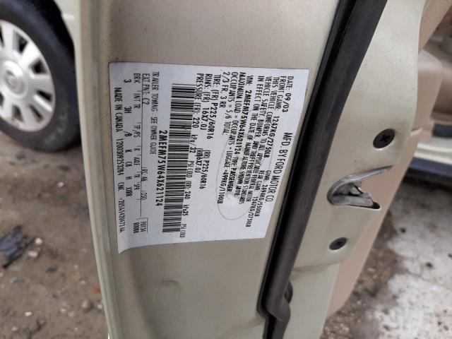 Photo 10 from auction – 2004 MERCURY GRAND MARQ with VIN 2MEFM75W64X621124