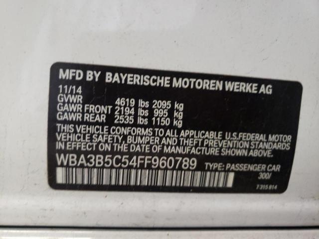 Photo 10 from auction – 2015 BMW 328 XI SUL with VIN WBA3B5C54FF960789