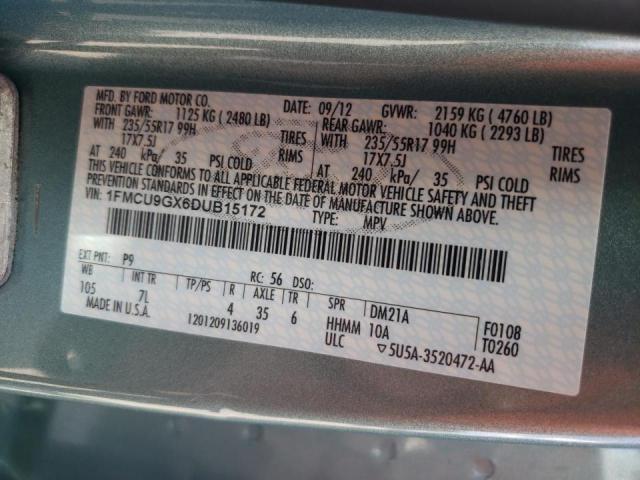 Photo 10 from auction – 2013 FORD ESCAPE SE with VIN 1FMCU9GX6DUB15172