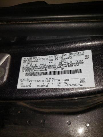 Photo 10 from auction – 2014 FORD ESCAPE TIT with VIN 1FMCU9J98EUA22052
