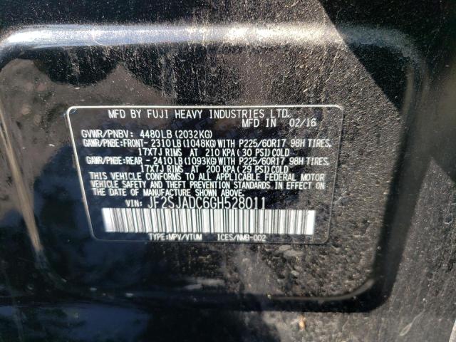 Photo 10 from auction – 2016 SUBARU FORESTER 2 with VIN JF2SJADC6GH528011