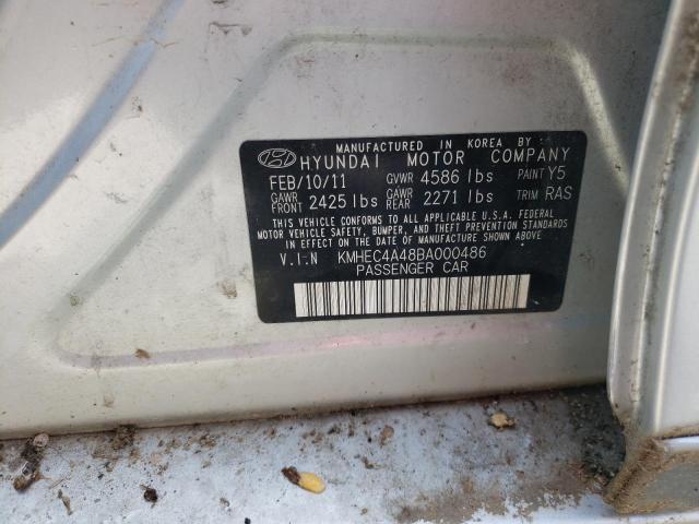 Photo 10 from auction – 2011 HYUNDAI SONATA HYB with VIN KMHEC4A48BA000486