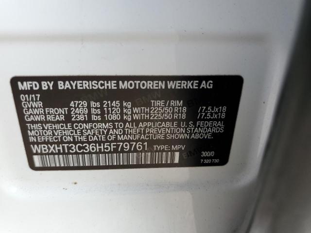 Photo 10 from auction – 2017 BMW X1 XDRIVE2 with VIN WBXHT3C36H5F79761
