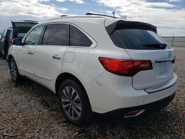 Photo 3 from auction – 2014 ACURA MDX with VIN 5FRYD4H29EB032151