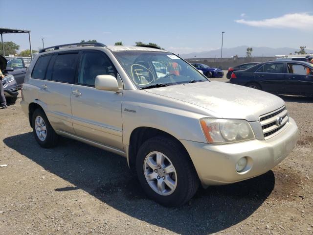 TOYOTA HIGHLANDER 2001 with VIN JTEGF21A710018086 - Photo from auction