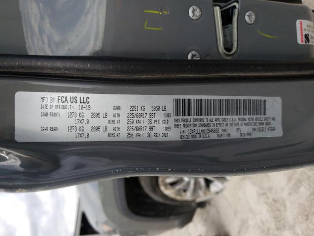 Photo 10 from auction – 2020 JEEP CHEROKEE L with VIN 1C4PJLLNXLD545866