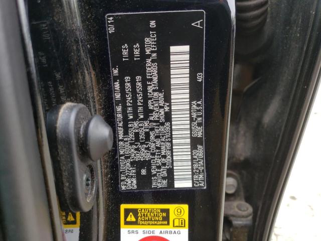 Photo 10 from auction – 2015 TOYOTA HIGHLANDER with VIN 5TDDKRFH9FS103906