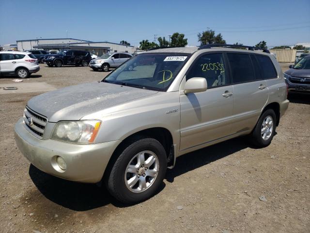 Photo 2 from auction – 2001 TOYOTA HIGHLANDER with VIN JTEGF21A710018086