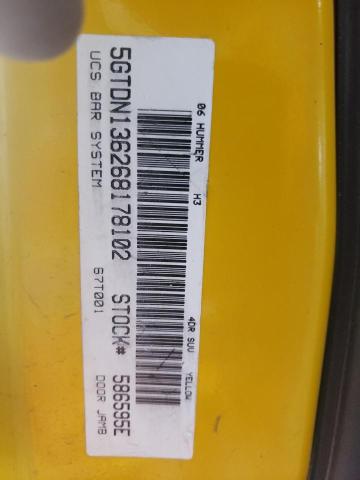Photo 10 from auction – 2006 HUMMER H3 with VIN 5GTDN136268178102
