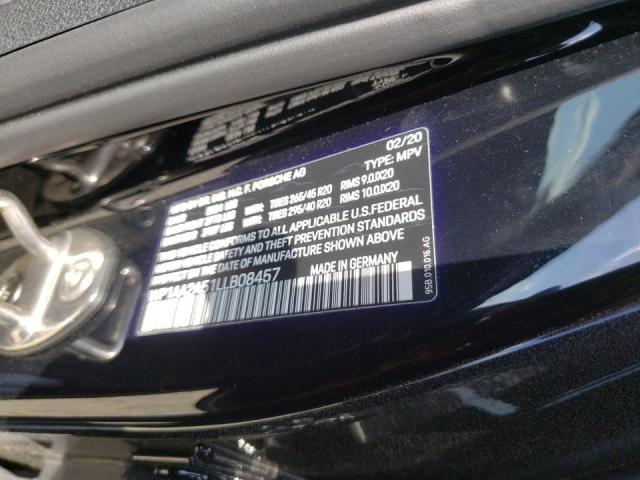 Photo 10 from auction – 2020 PORSCHE MACAN with VIN WP1AA2A51LLB08457