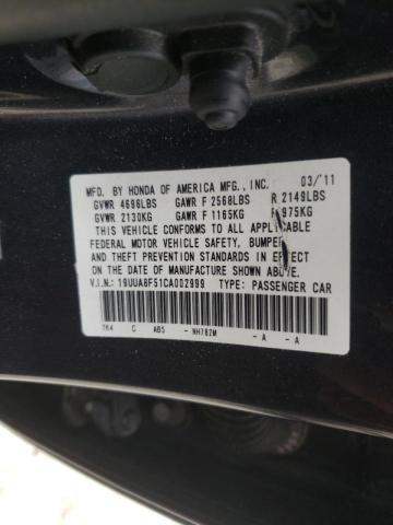 Photo 10 from auction – 2012 ACURA TL with VIN 19UUA8F51CA002999