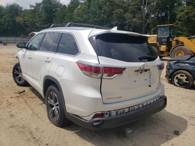 Photo 3 from auction – 2016 TOYOTA HIGHLANDER with VIN 5TDKKRFH3GS161230