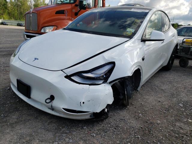 Photo 2 from auction – 2022 TESLA MODEL Y with VIN 7SAYGDEE9NF436514