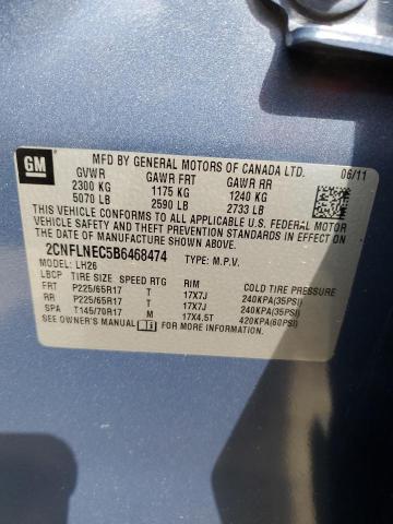 Photo 10 from auction – 2012 CHEVROLET EQUINOX with VIN 2CNFLNEC5B6468474