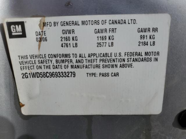 Photo 10 from auction – 2006 CHEVROLET IMPALA SUP with VIN 2G1WD58C969333279