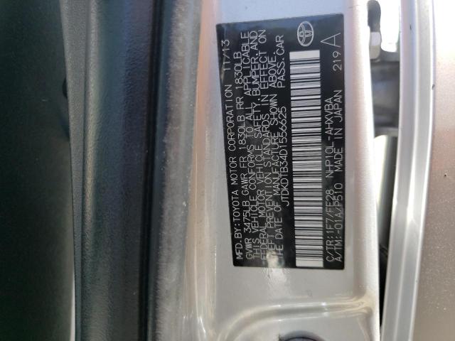 Photo 10 from auction – 2013 TOYOTA PRIUS C with VIN JTDKDTB34D1556625