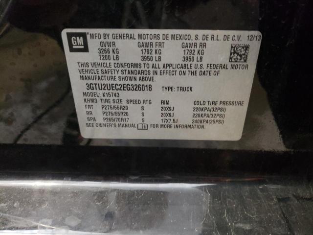 Photo 10 from auction – 2014 GMC SIERRA K15 with VIN 3GTU2UEC2EG326018