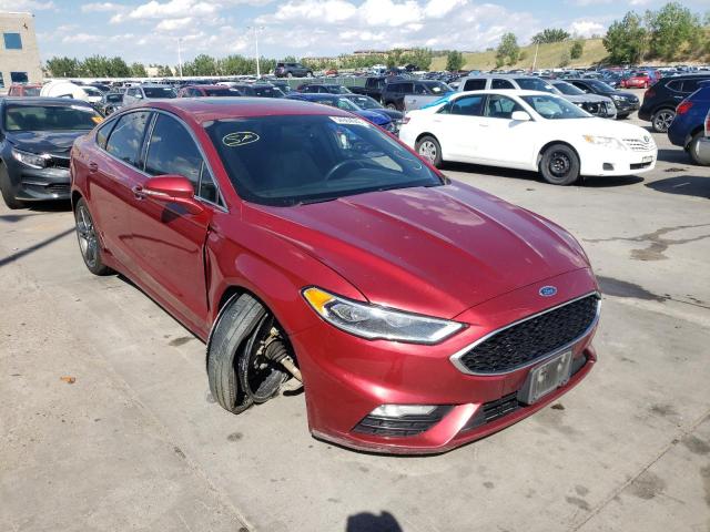 FORD FUSION SPO 2017 with VIN 3FA6P0VP7HR241907 - Photo from auction