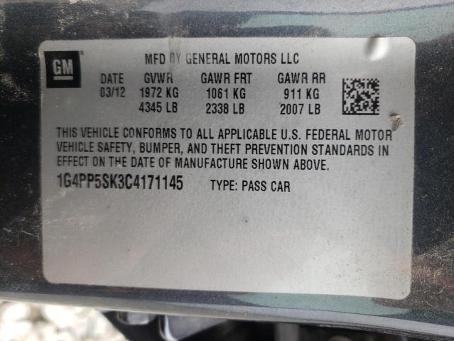 Photo 10 from auction – 2012 BUICK VERANO with VIN 1G4PP5SK3C4171145