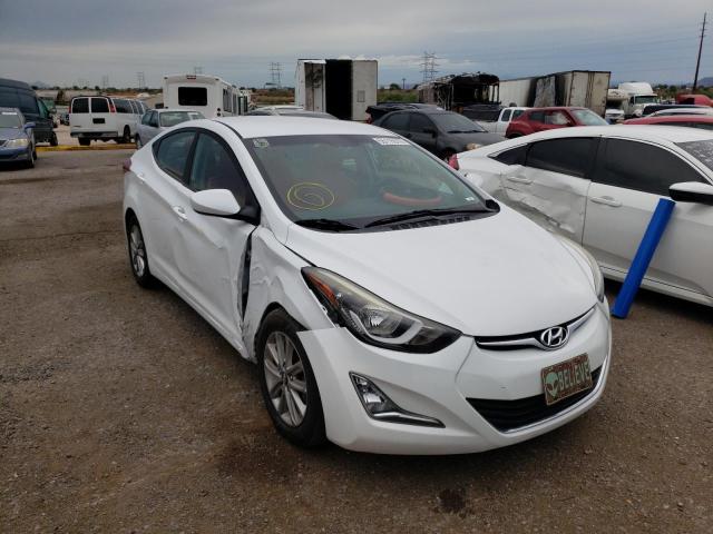 HYUNDAI ELANTRA SE 2016 with VIN 5NPDH4AE3GH752199 - Photo from auction