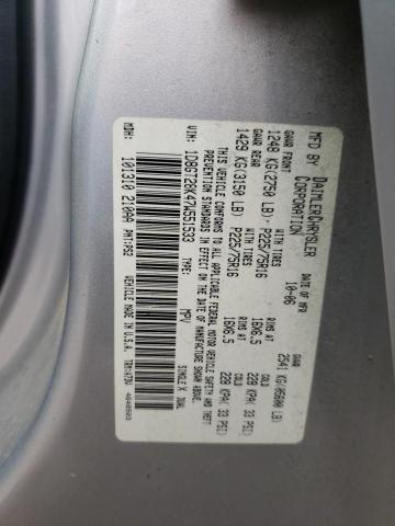 Photo 10 from auction – 2007 DODGE NITRO SXT with VIN 1D8GT28K47W551533