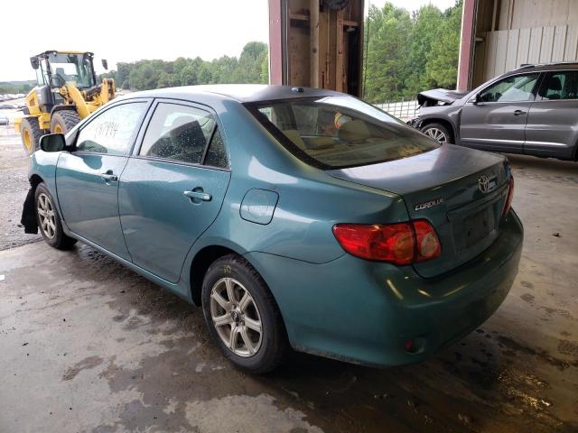 Photo 3 from auction – 2009 TOYOTA COROLLA BA with VIN JTDBL40E299048093