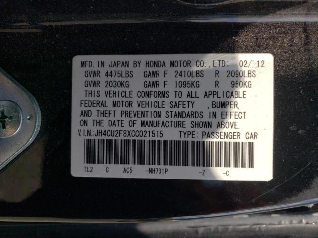 Photo 10 from auction – 2012 ACURA TSX SE with VIN JH4CU2F8XCC021515