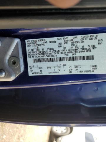 Photo 10 from auction – 2014 FORD ESCAPE with VIN 1FMCU0G93EUB38939
